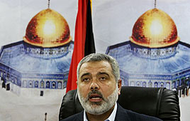 Hamas prime minister Ismail Haniyeh (Archive photo: AFP)