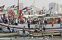 'Anti-blockade' ship tin Gaza (Photo: AP)
