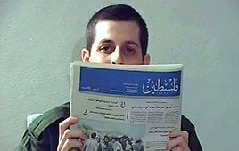Captive soldier Gilad Shalit as seen in video released by Hamas (Photo: Reuters)