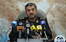 Revolutionary Guard Commander Mohammad Ali Jafari (Archives: AFP) 