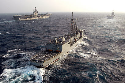 ספינות קרב טורקיות. בדרך למימי עזה?