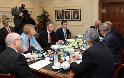 הפגישה בשבוע שעבר בירדן (צילום: AFP)