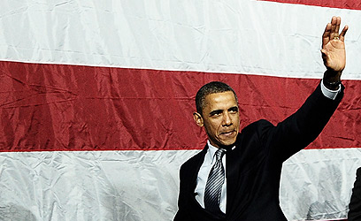 נשיא במגמת שיפור - בסקרים. אובמה (צילום: AFP)