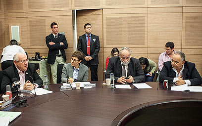 הדיון בוועדת הכנסת, היום (צילום: נועם מושקוביץ)