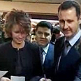 Asma and Bashar Assad vote in last week's referendum Photo: Reuters