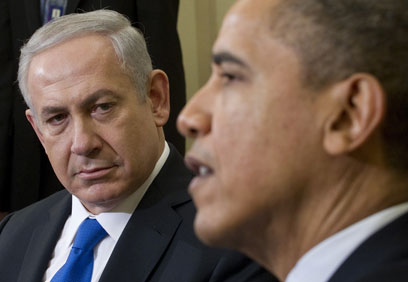 "נתניהו צריך להפנים - אובמה לא אוהב שמכניסים אותו לפינה" (צילום: AFP)