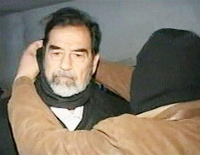 Saddam Hussein Captured. Saddam Hussein during his