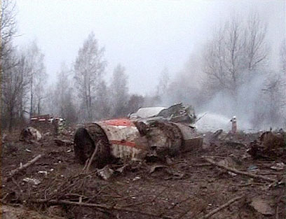 הרוסים האשימו את הצוות הפולני בניסיון להנחית את המטוס בערפל כבד (צילום: רויטרס)