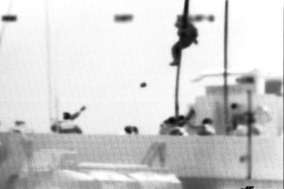 Terrorist ambush on deck (Photo: IDF Spokesman's Office)
