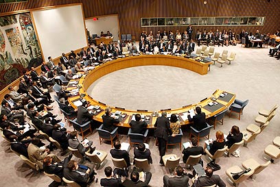 מועצת הביטחון מצביעה על סבב הסנקציות הרביעי. יוני 2010 (צילום: רויטרס)