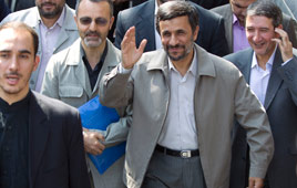 Iranian President Mahmoud Ahmadinejad on Friday (Photo: Reuters)