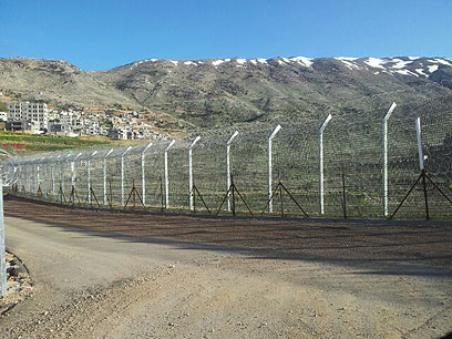 הגדר החדשה בגבול סוריה               