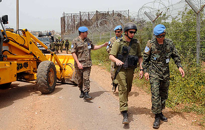 המהלך מתואם עם כוח יוניפי"ל של האו"ם (צילום: אביהו שפירא)