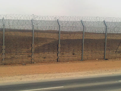 הגדר החדשה בגבול מצרים (צילום: יואב זיתון)
