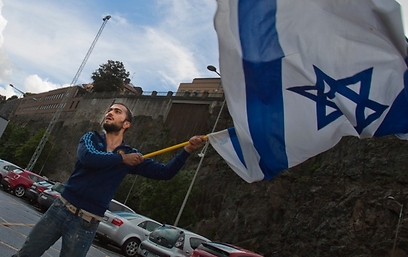 Proud to defend Israel (Photo: Nima Dervish)