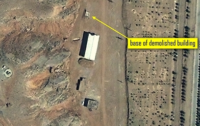 מסתירים עדויות לפעילות אסורה, בתמונת לוויין מה-25 ביולי (צילום: אתר ISIS)
