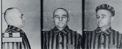 פילצקי כפי שתועד כאסיר באושוויץ (צילום: AP)