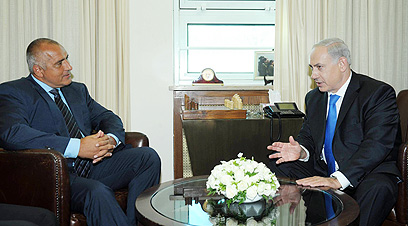 "הדיפלומטיה לא עבדה". נתניהו עם ראש ממשלת בולגריה בוריסוב (צילום: עמוס בן גרשום, לע"מ)