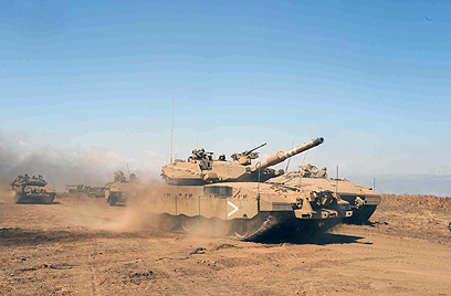 IDF Merkava tank in North; Israel withdrew from Lebanon in 2000 (Photo: Avihu Shapira)