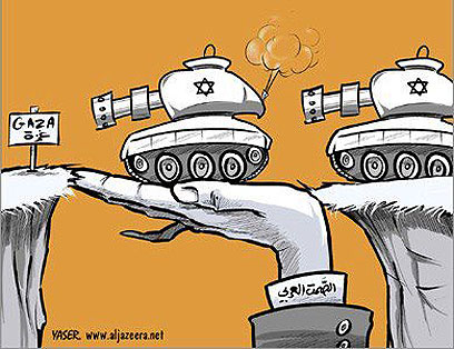 השתיקה הערבית סוללת את הדרך של הטנקים הישראליים לעזה