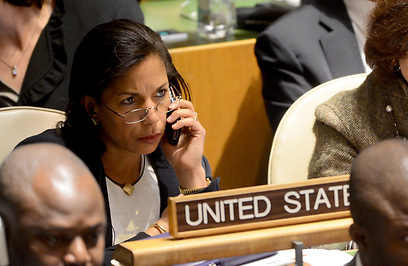 סוזן רייס, אמש בעצרת האו"ם (צילום: AFP)