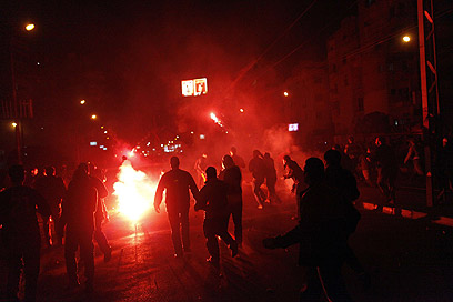 קהיר, הלילה (צילום: AFP)