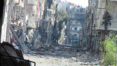 160 הרוגים בסוריה ב-31 בדצמבר 2012. דראיה (צילום: רויטרס)