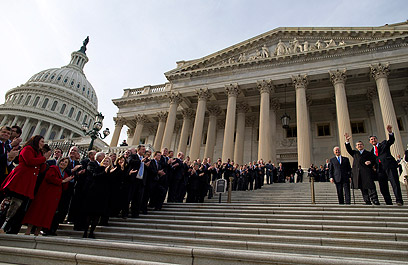 הקונגרס האמריקני. קשיים צפויים בסנאט (צילום: AP)