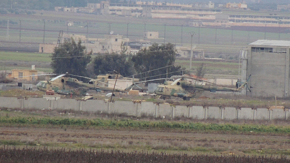 בסיס המסוקים הגדול ביותר בצפון סוריה (צילום: רויטרס)