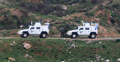 כוחות או"ם בגבול לבנון (צילום: אביהו שפירא)