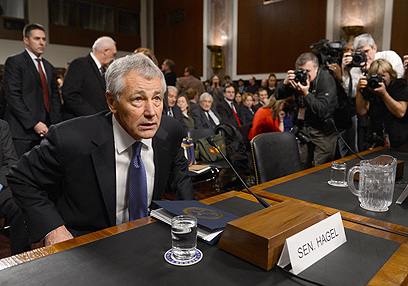 צפוי לו שימוע קשה. הייגל בסנאט (צילום: AFP)