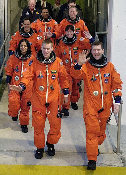 האסטרונאוטים מאסון הקולומביה (צילום: רויטרס)