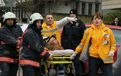 כמה בני אדם נפצעו בפיגוע (צילום: AP)