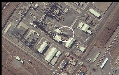 הכור באראק (צילום מסך מתוך ה"טלגרף")