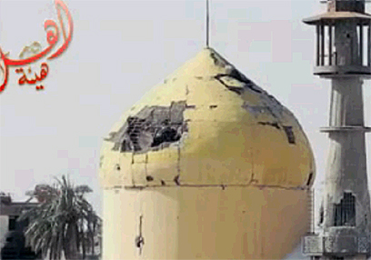 פגיעה במסגד שיעי בפרברי דמשק