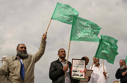לא לביקור אובמה באל-אקצא. ההפגנה בתל-אביב, היום (צילום: עידו ארז)