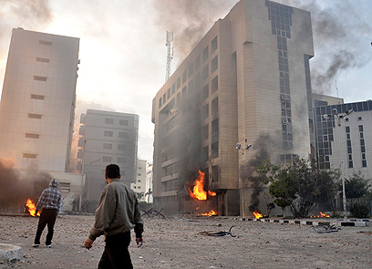מהומות בפורט סעיד, מוקדם יותר השבוע (צילום: EPA)