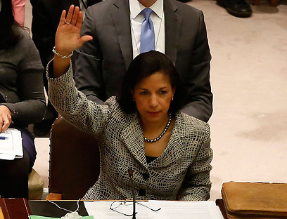 רייס במועצת הביטחון של האו"ם ( צילום: רויטרס)