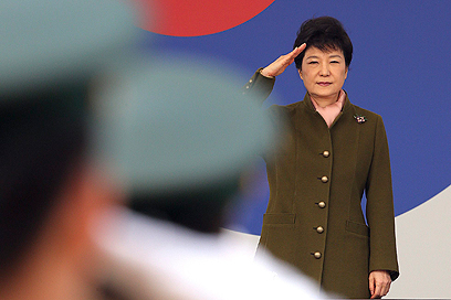 נשיאת דרום קוריאה התחייבה להגיב לכל התגרות של צפון קוריאה (צילום: AP)
