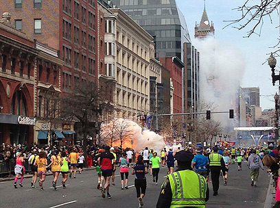 הפיגוע בבוסטון (צילום: רויטרס)
