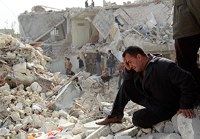 העיר חלב שבסוריה, לאחר הפצצה (צילום: רויטרס)