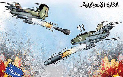 ישראל מפציצה את סוריה, אסד תוקף אותה - במילים בלבד