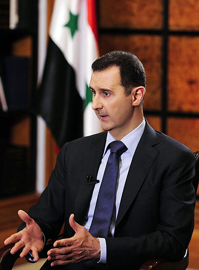 הנשיא אסד. ממשיך לכבוש את ערי סוריה (צילום: EPA)