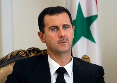 נשיא סוריה אסד. הפעיל את "יחידת הצבא הסורי האלקטרוני"?  (צילום: AP)