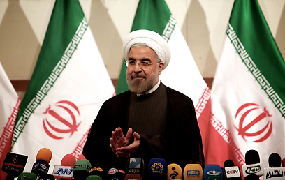 קרא לשקיפות איראנית בסוגיית הגרעין. רוחאני (צילום: AFP)