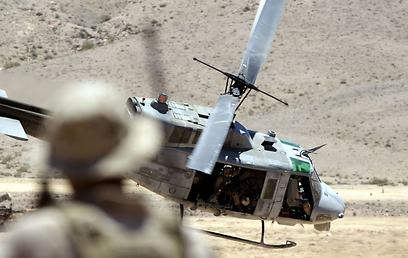 כוחות אמריקניים במהלך התרגיל בירדן, השבוע (צילום: AFP)