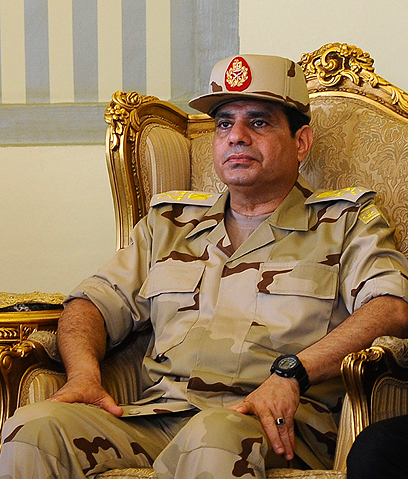 שר ההגנה הגנרל עבד אל-פתאח א-סיסי (צילום: רויטרס)