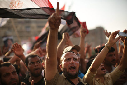הפגנת האחים המוסלמים בקהיר (צילום: גטי אימג'בנק)