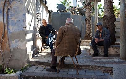 נורמן עיסא, יוסוף אבו ורדה ואורי גבריאל ב"אנה ערבייה" (צילום: דן ברונפלד)