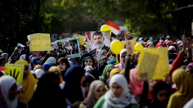 Morsi supporters in Cairo (Photo: AP)